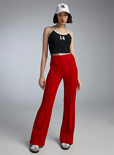 Mini flare trousers - Trousers - CLOTHING - Woman 