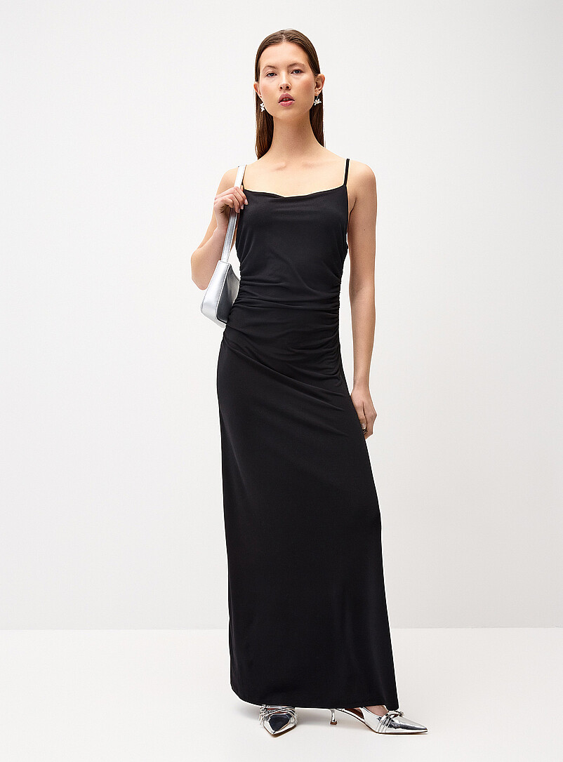 Draped maxi dress product image (primary)