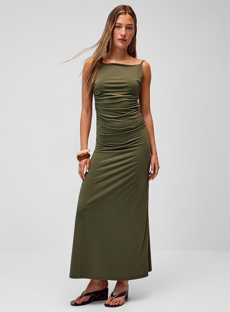 Draped Maxi Dress
