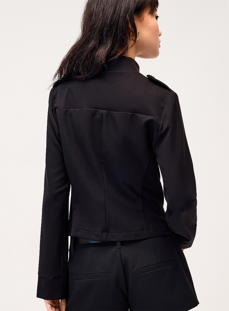 Fitted gold buttoned jacket product image 3