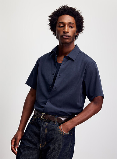 La chemise tricot extensible <b>Coupe moderne</b>