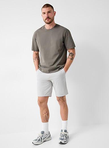 Projek Raw Light Grey Stretch golf short for men