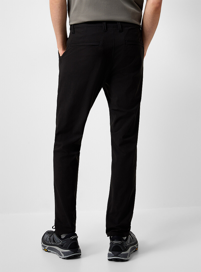 Projek Raw: Le pantalon extensible 5 poches Noir pour homme