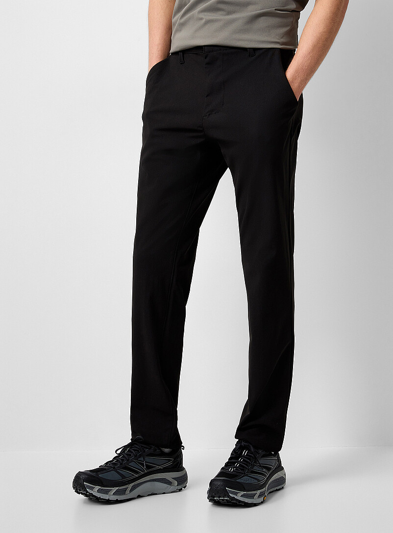 Projek Raw: Le pantalon extensible 5 poches Noir pour homme