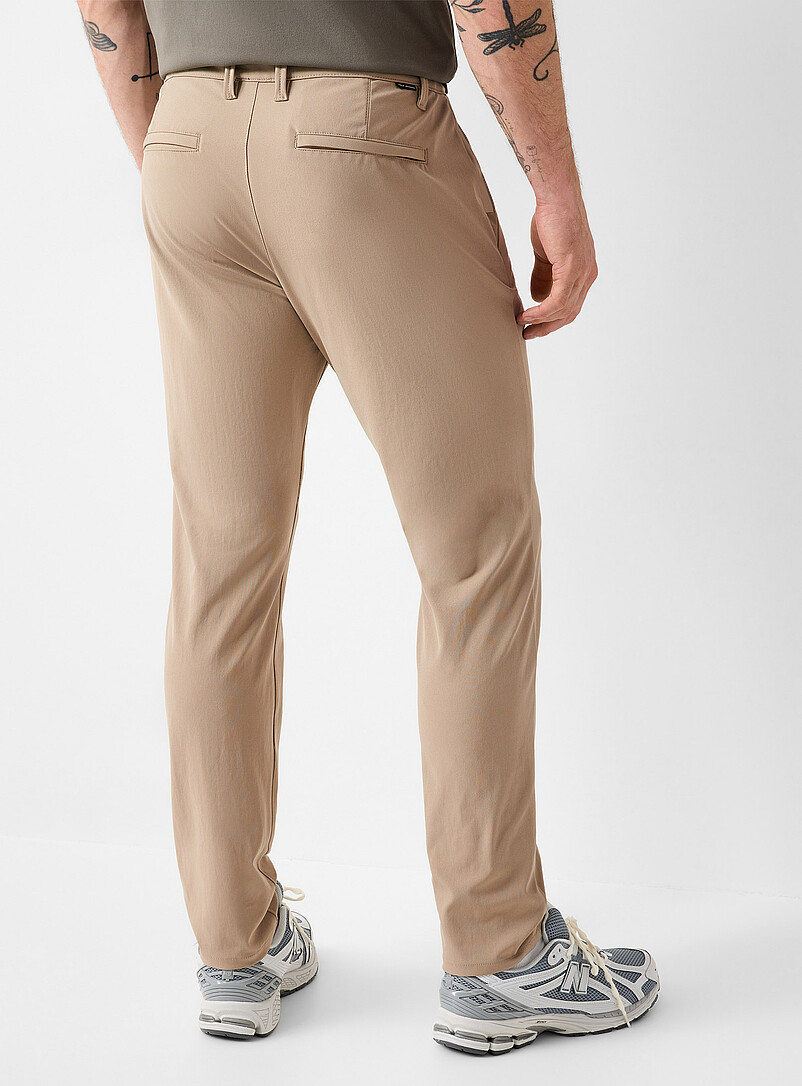 Projek Raw: Le pantalon extensible 5 poches Noir pour homme
