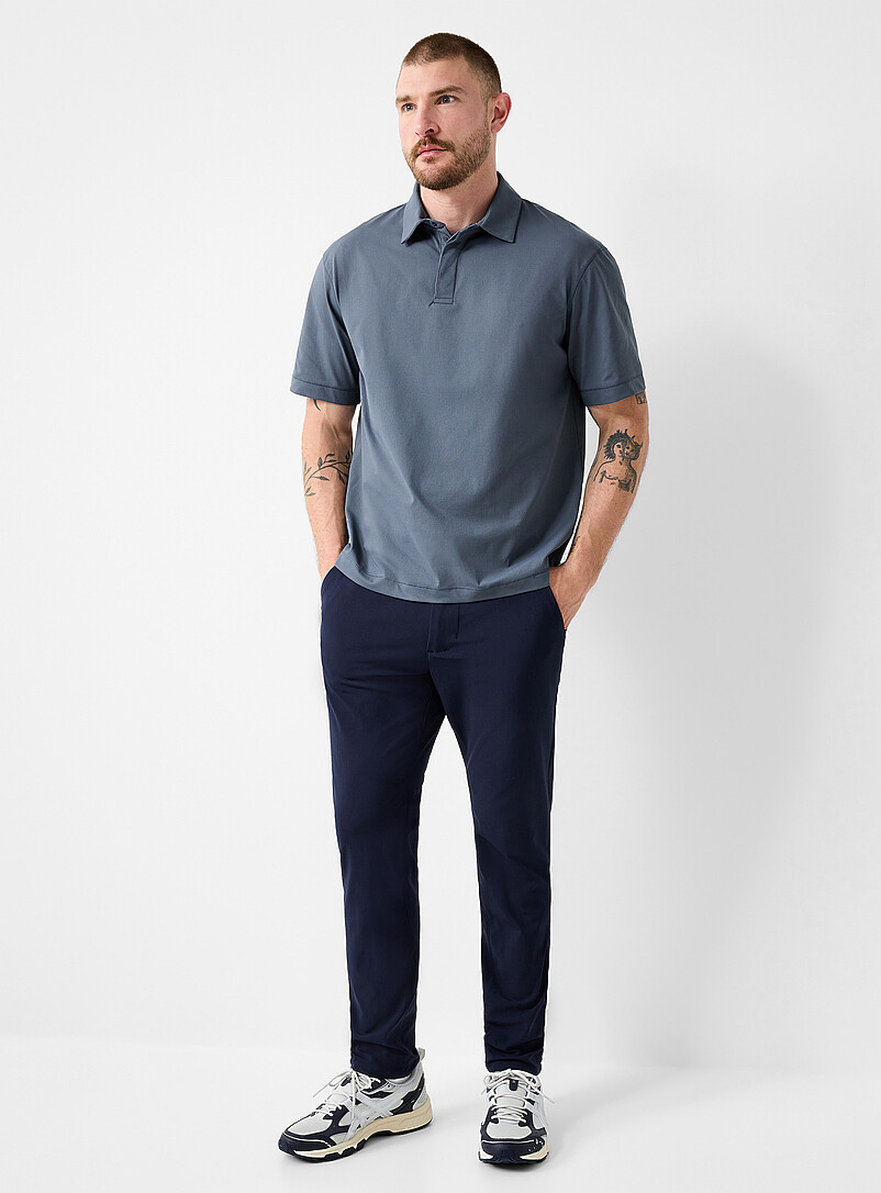 Projek Raw: Le pantalon extensible 5 poches Noir pour homme