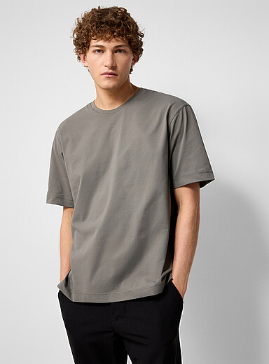 Le t-shirt jersey velout&eacute; respirant