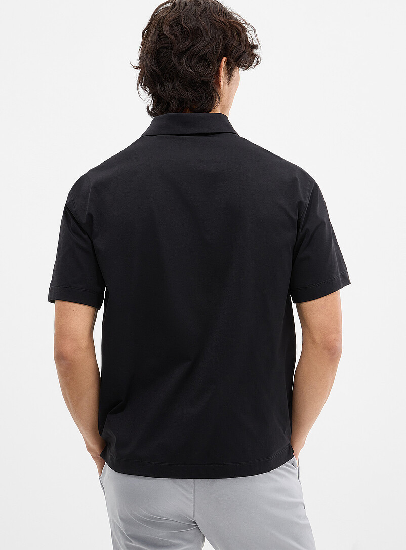 Projek Raw: Le polo de golf jersey peau de p&ecirc;che Bleu marine - Bleu nuit pour homme