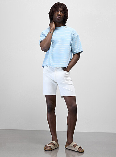 Stretch twill Bermudas