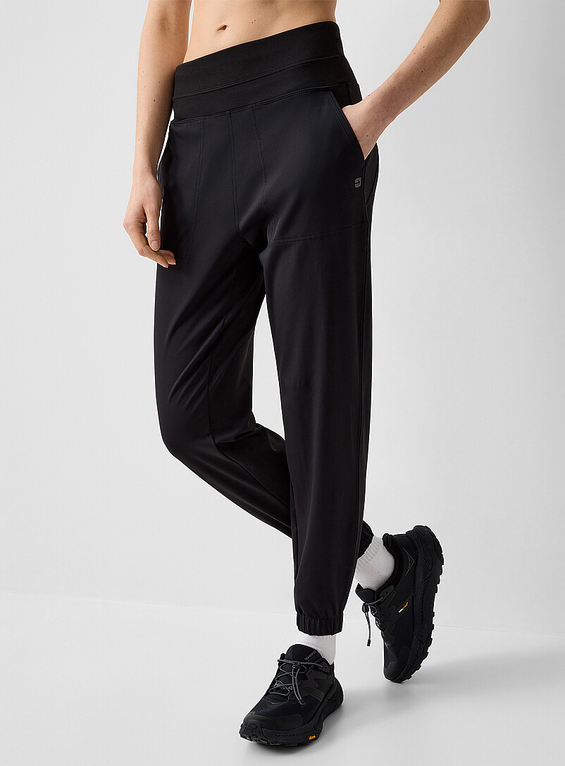 Projek Raw: Le jogger ultradoux taille haute Noir pour femme