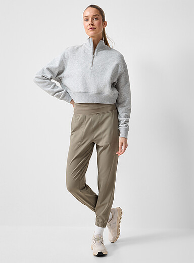 Ultra-soft high-rise joggers