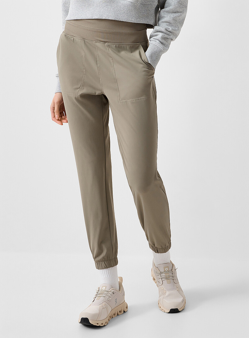 Projek Raw: Le jogger ultradoux taille haute Noir pour femme
