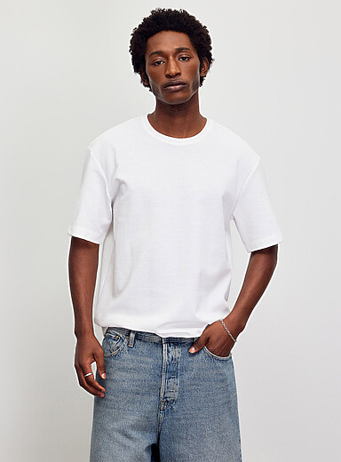 Le t-shirt jersey textur&eacute;