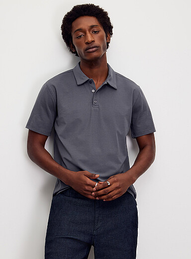Minimalist jersey polo