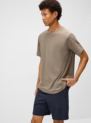 Projek Raw Light Brown Micro-waffle T-shirt for men
