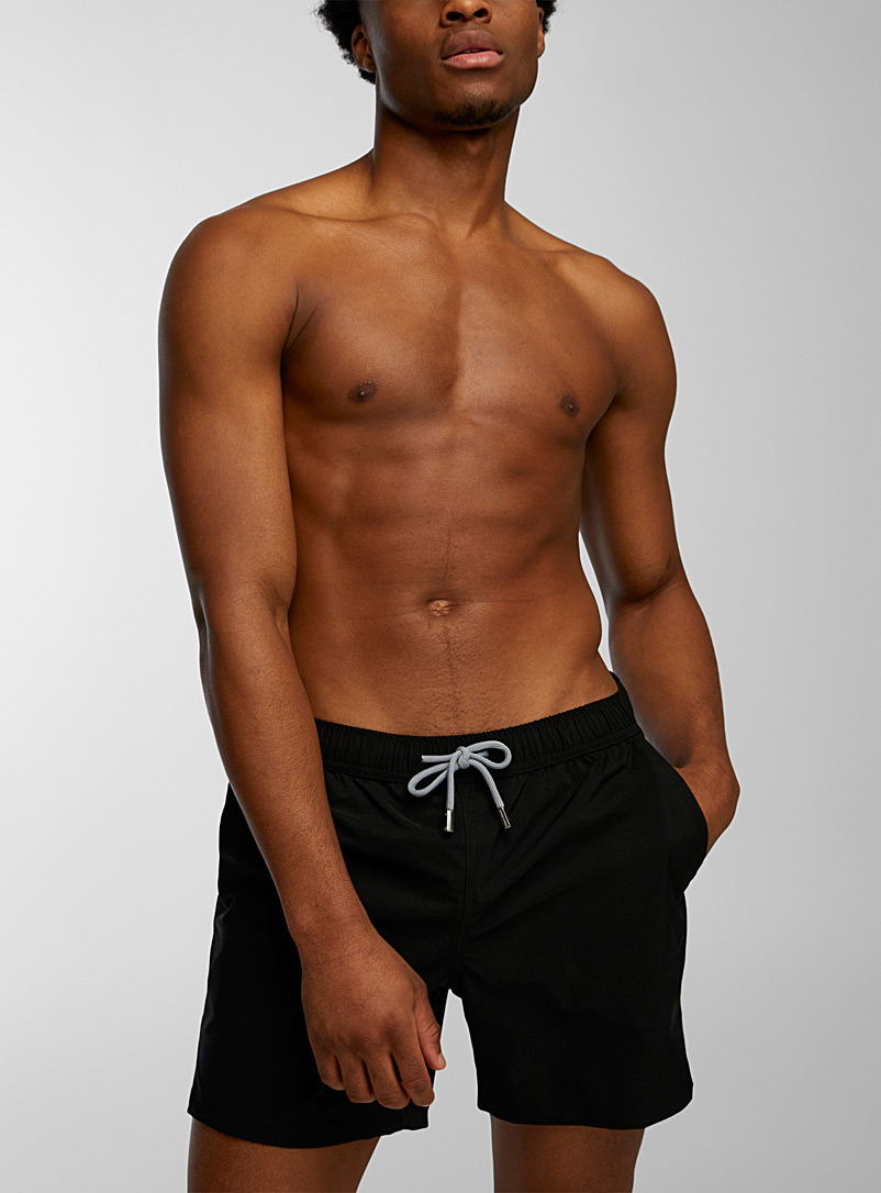 Printed Compression-Liner Swim Short