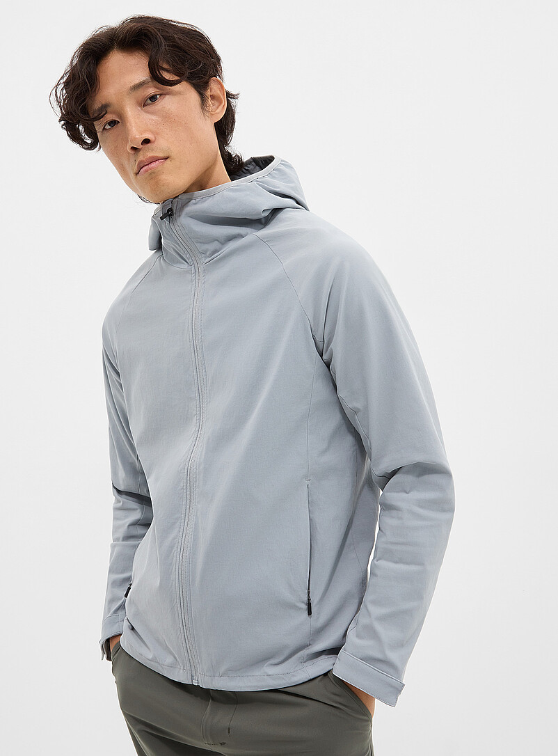 Hooded stretch windproof shell jacket product image 2