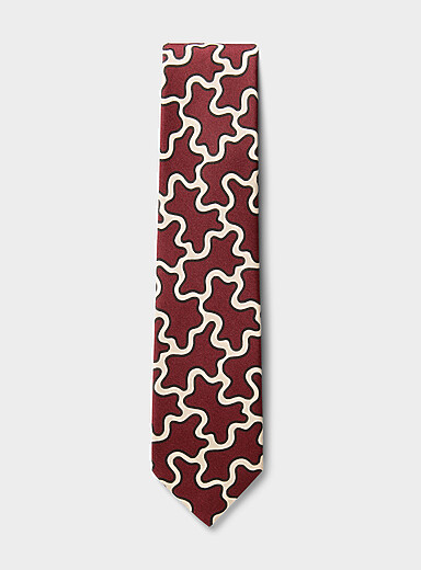 Abstract shape tie <b>Exclusive collection from Italy</b>