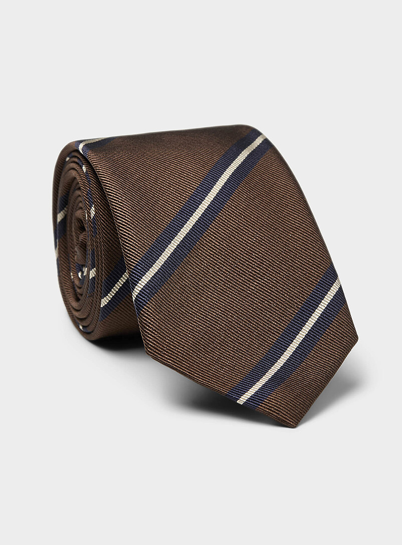 Double preppy stripe tie product image (primary)