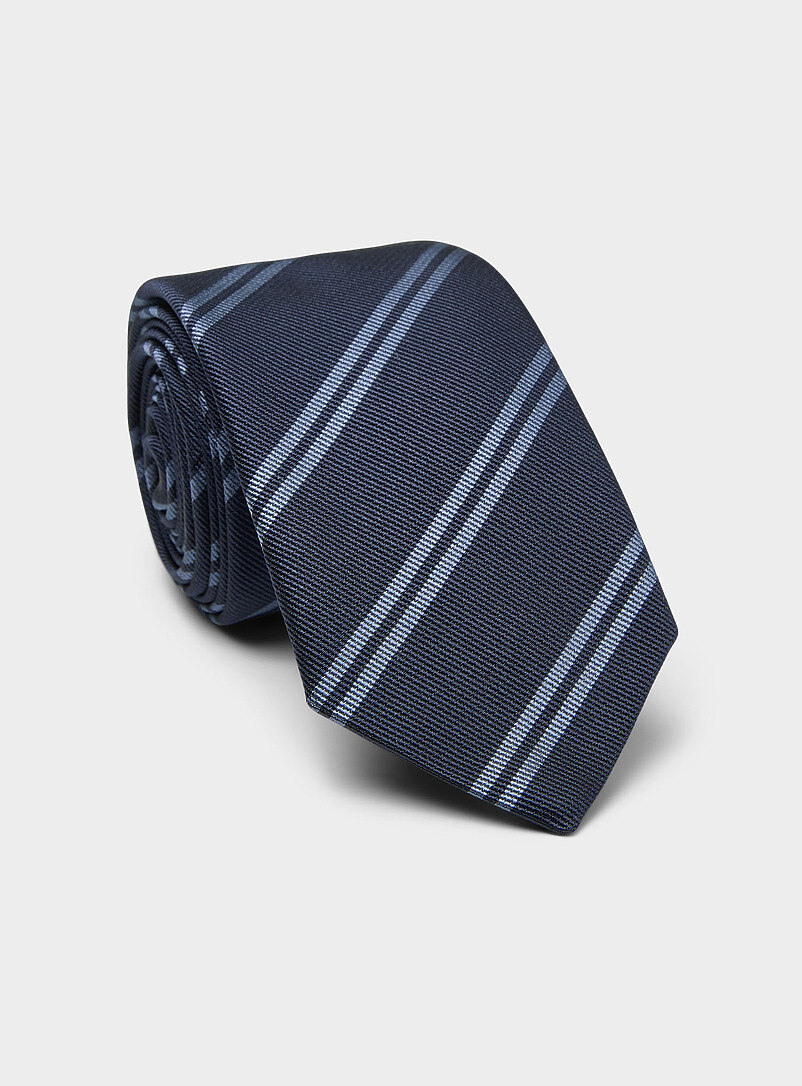 Double preppy stripe tie product image (primary)