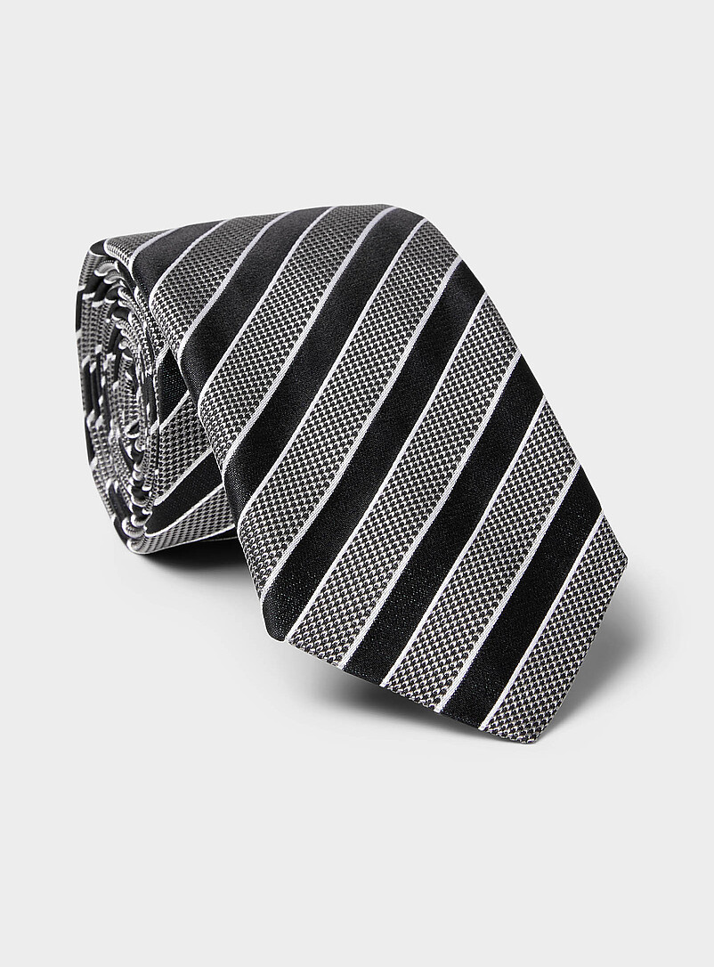 Monochrome stripe tie Exclusive collection from Italy product image (primary)