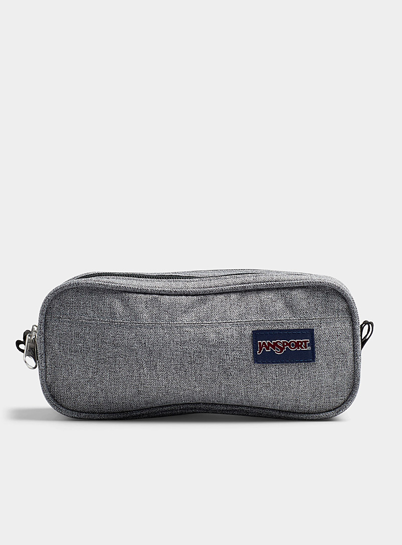 JanSport Grey Double compartment case for women
