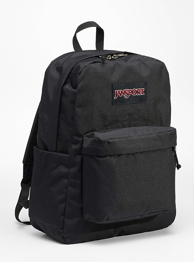 JanSport Black Superbreak recycled backpack for women