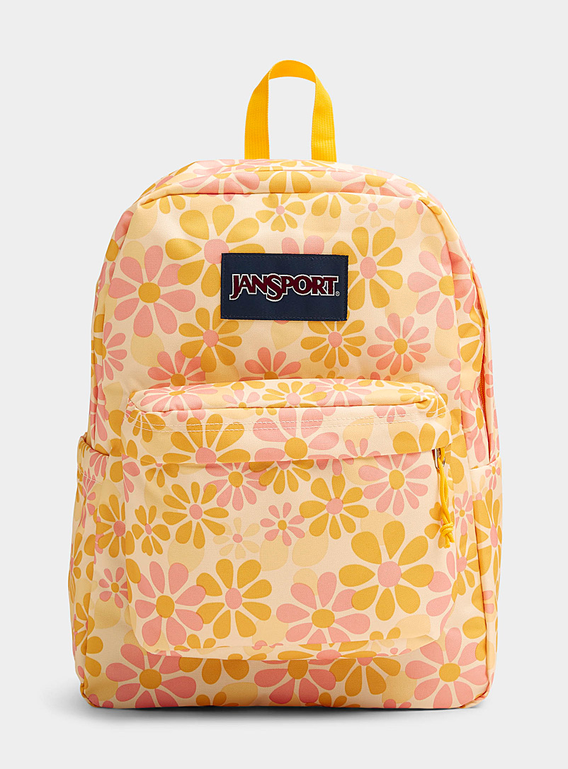 JanSport Patterned Yellow Superbreak backpack for women