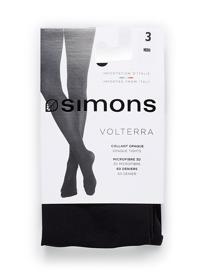 Simons: Le collant microfibre de luxe Voltera Marine pour femme