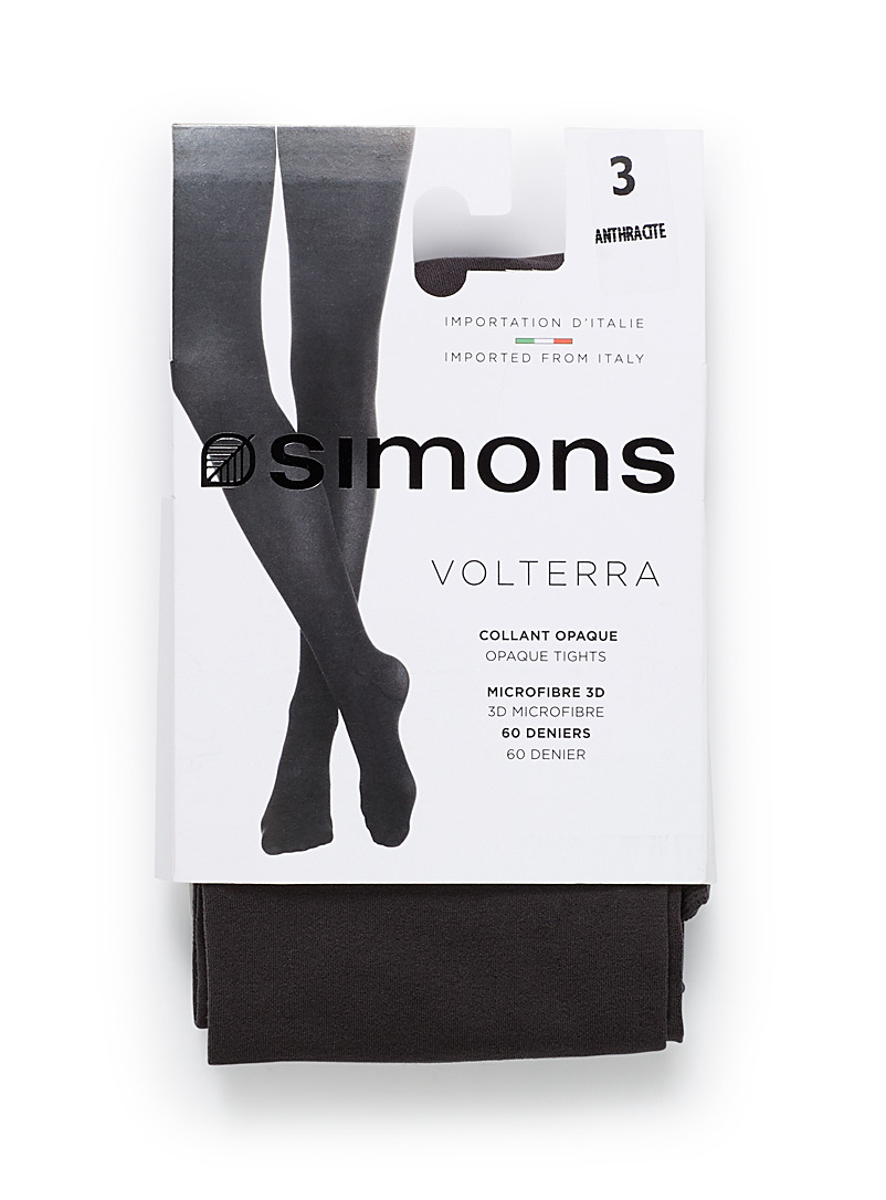 Simons Marine Blue Voltera luxurious microfibre tights for women