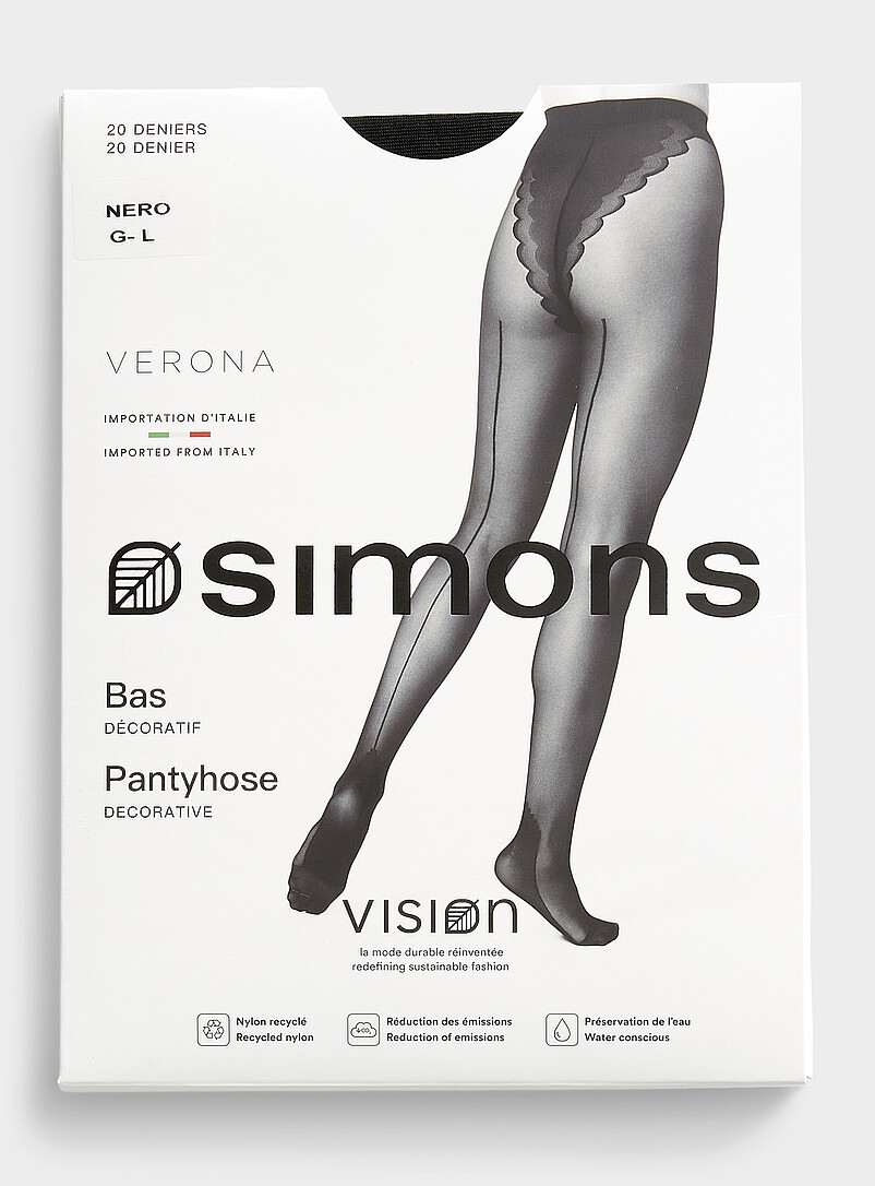 Verona back-seam pantyhose 20 denier - Fine Exclusive collection from Italy product image 3