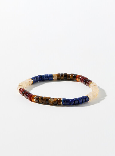 Le bracelet disques pierres