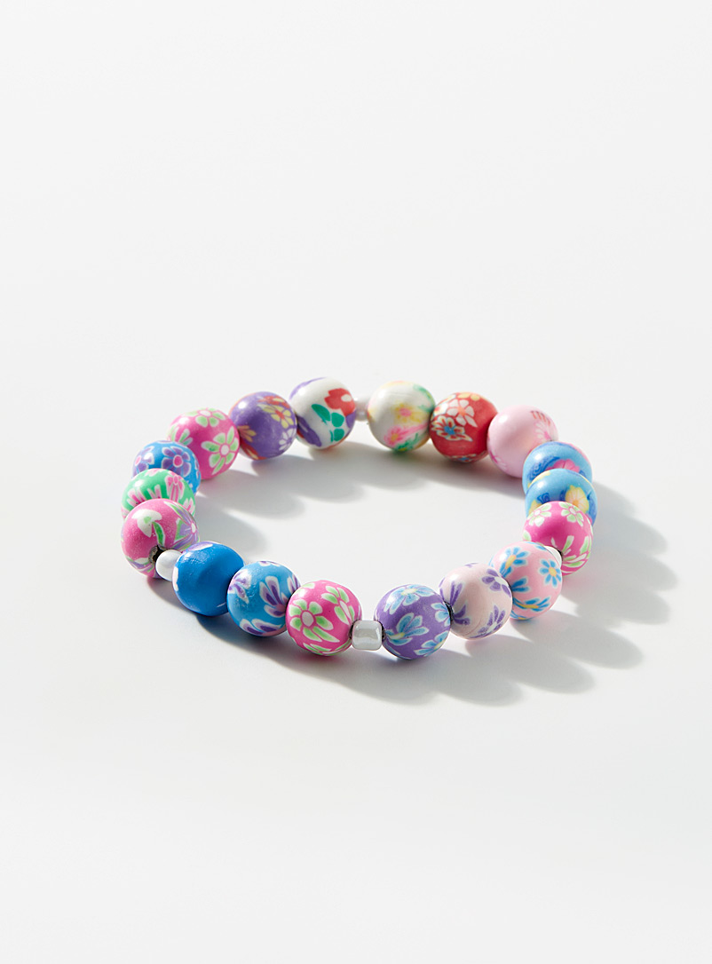 Simons Assorted Floral-bead bracelet for women
