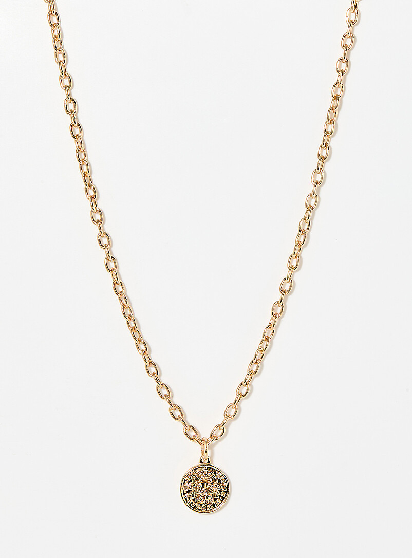 Crest pendant necklace product image (primary)