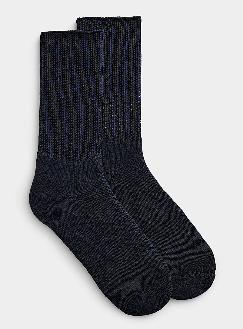 McGregor Marine Blue Non-binding solid sock for women