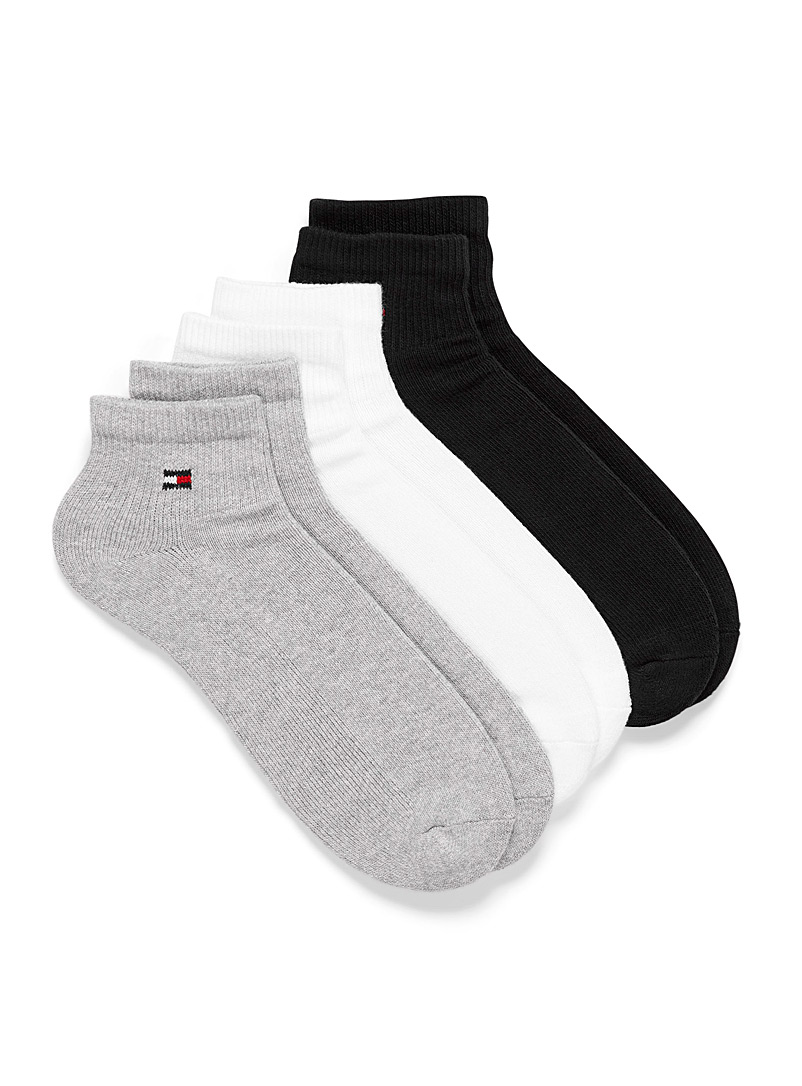 Padded logo ankle socks 6-pack | Tommy 