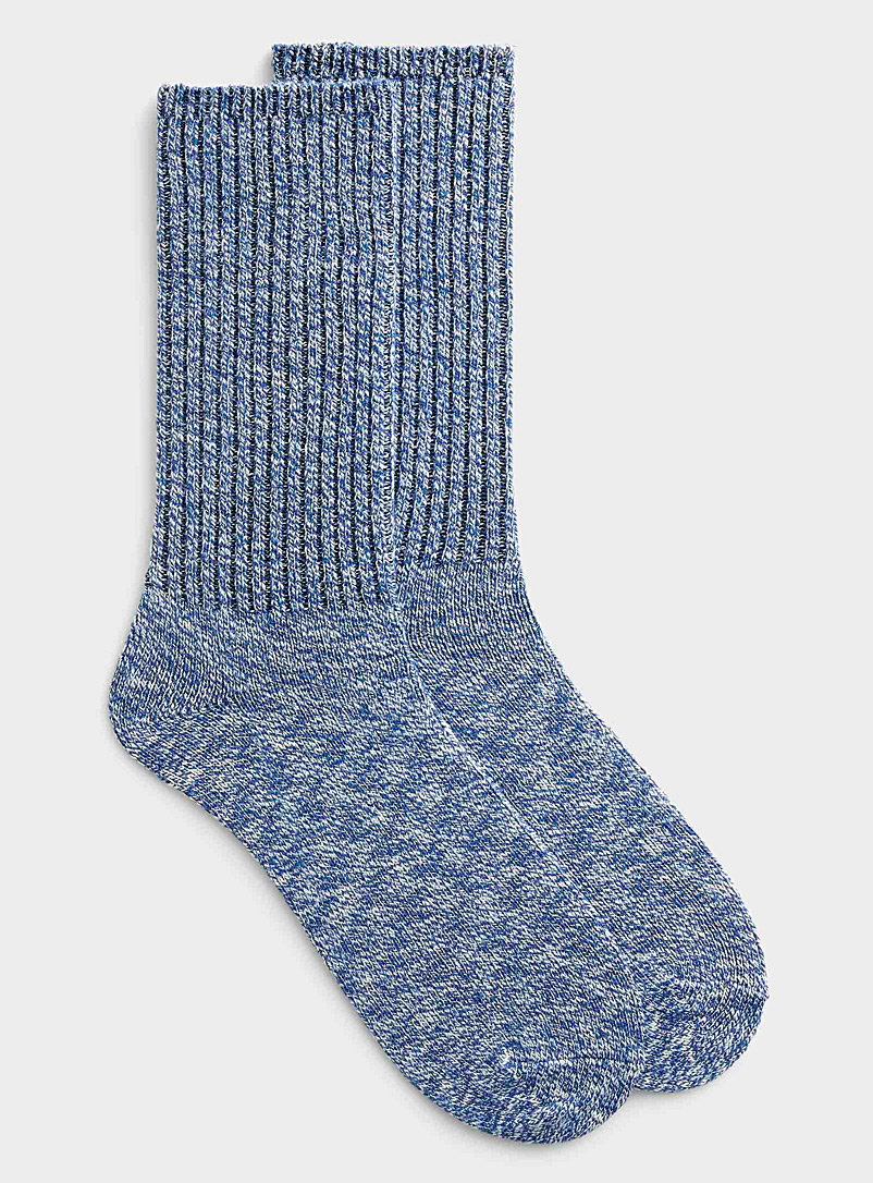 McGregor Patterned Blue Weekender socks for men