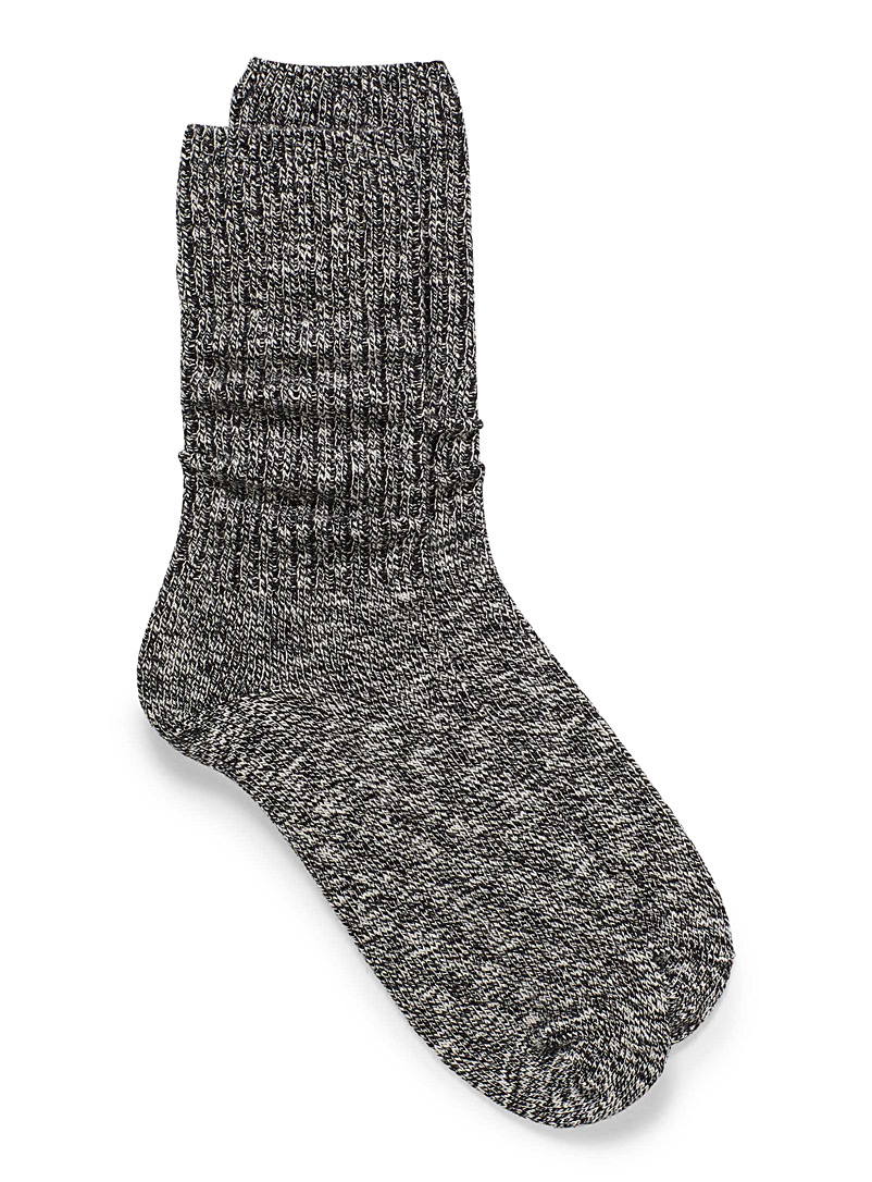 McGregor Patterned Black Weekender socks for men