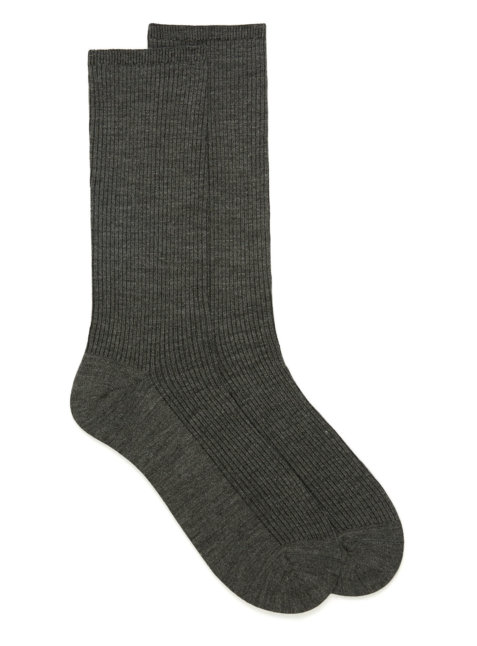 Mcgregor Non-elastic Wool Socks In Charcoal
