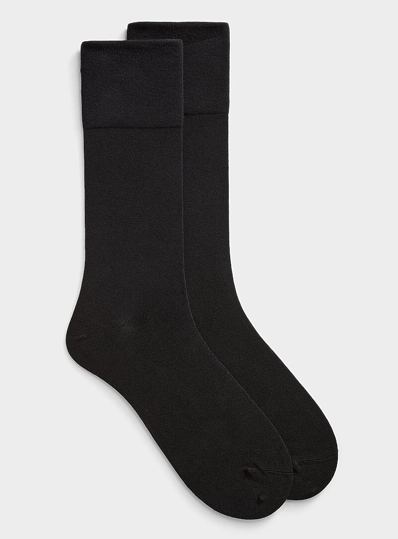 Solid non-elastic dress socks product image (primary)