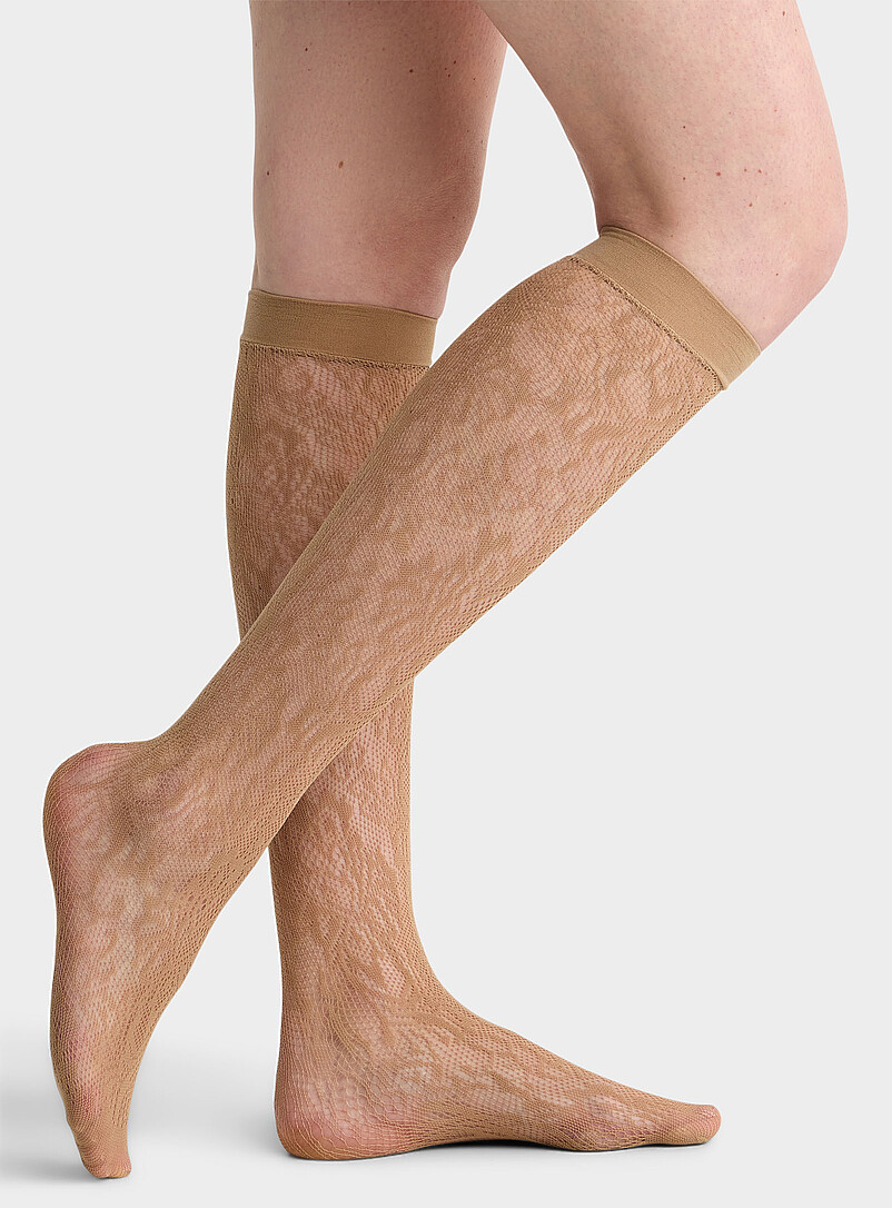 Lace Sheer Knee-Highs Exclusive Collection From Italy