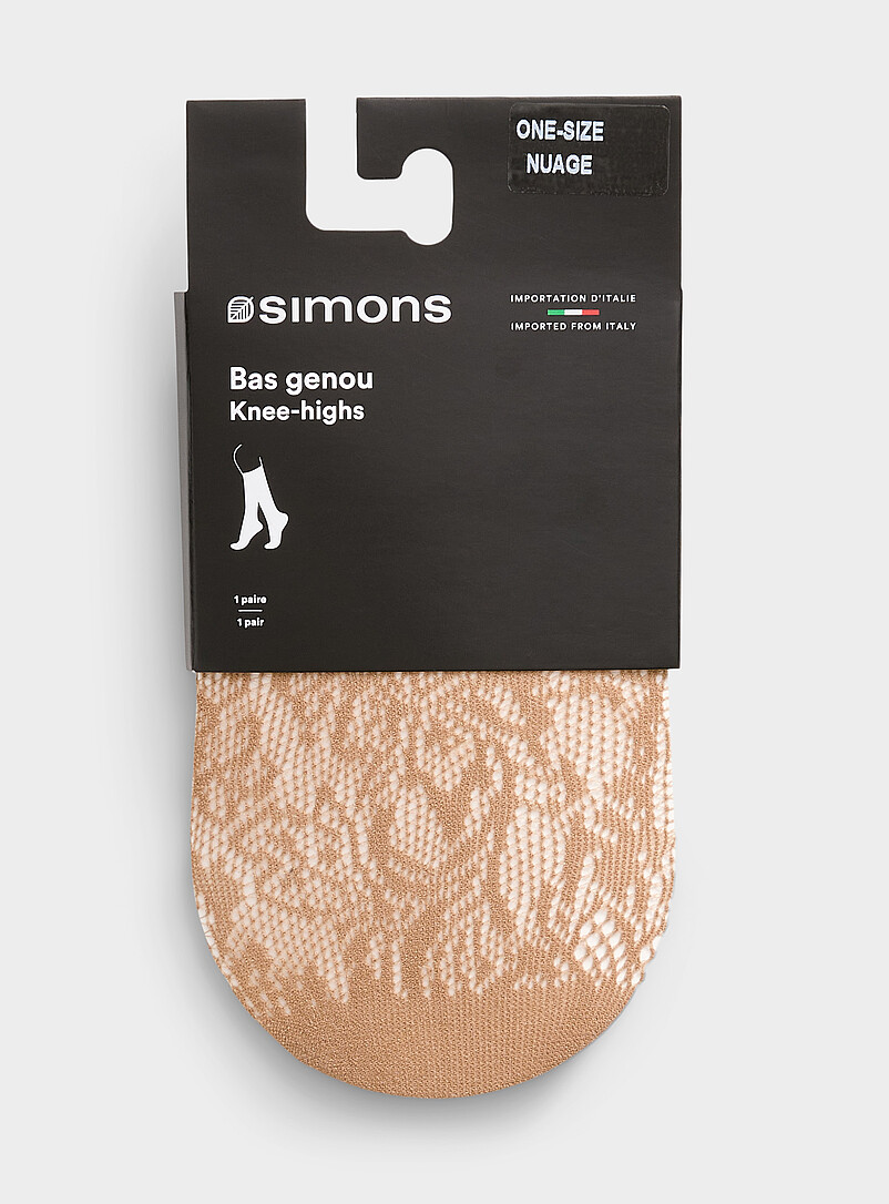 Lace sheer knee-highs Exclusive collection from Italy product image 2