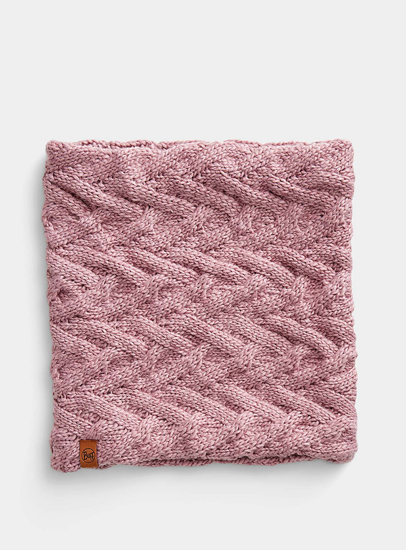Buff Pink Caryn tube scarf for women