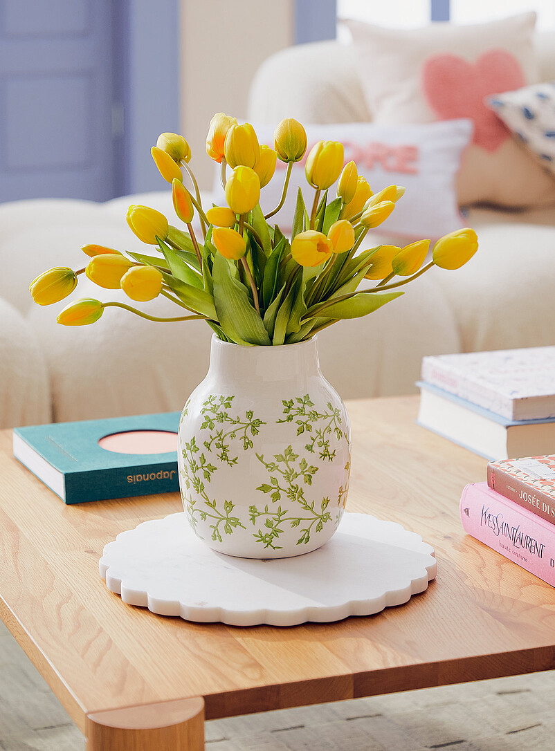 Simons Maison: Le bouquet imitation tulipes jaunes Jaune dor&eacute;