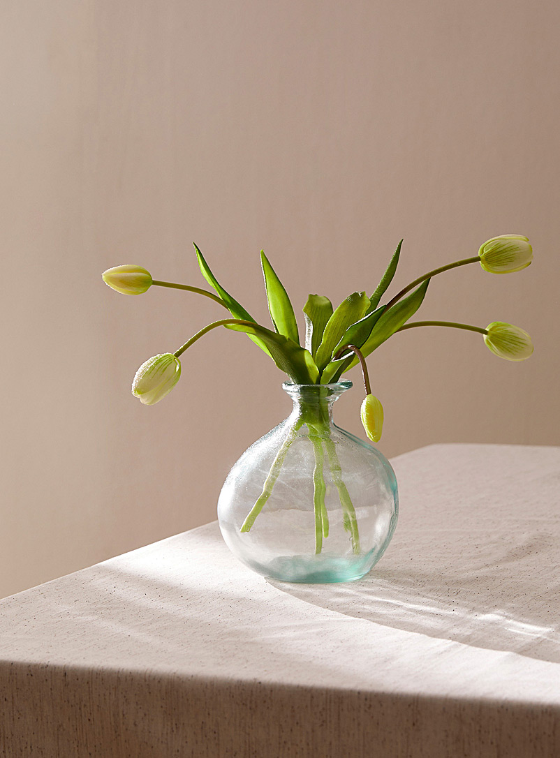 Simons Maison: Le bouquet imitation tulipes blanches Blanc
