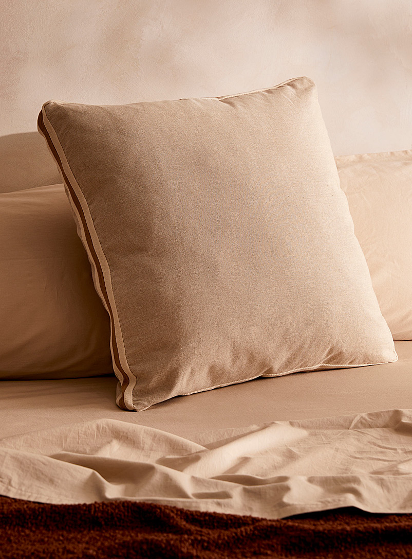 Simons Maison Ecru/Linen Natural charm cushion 61 x 61 cm