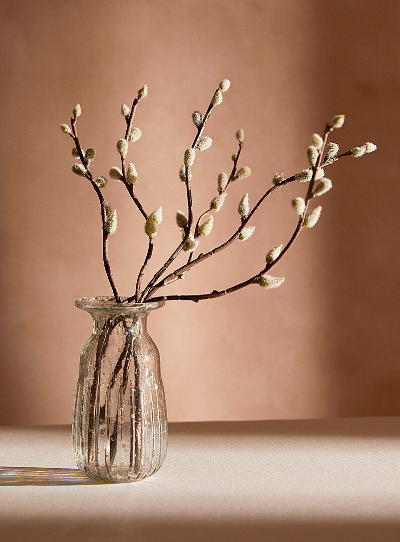 Simons Maison White Artificial willow catkins bouquet