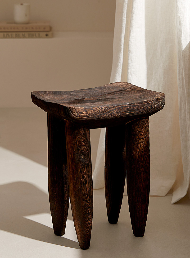 Simons Maison Assorted Painted wood decorative stool