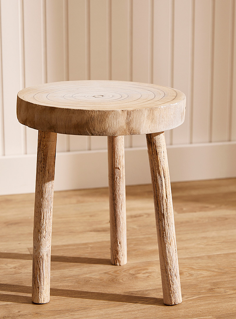 Simons Maison Assorted Rustic decorative stool