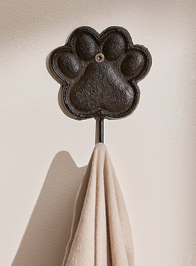 Simons Maison: Le crochet mural patte de chien Chocolat - Espresso